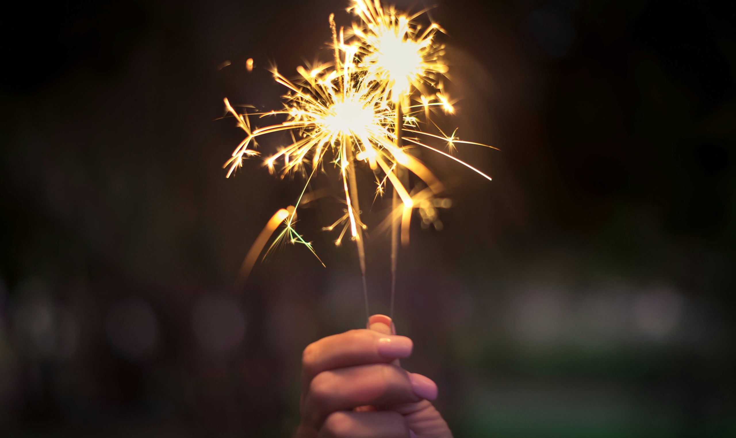 Summer fireworks for 4th of July in Livermore, CA.